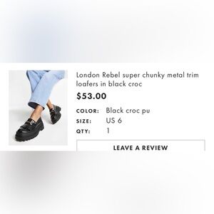 London Rebel Platform Loafers
